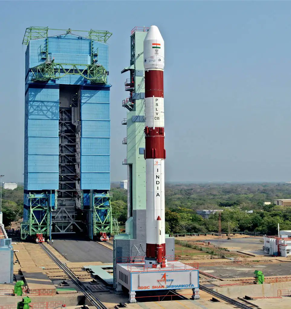 UtpalGautam5's tweet photo. Images from the gallery of #PSLVC55 . Launch is scheduled on 22nd April at 2:19 PM IST from FLP,SDSC-SHAR. The vehicle will be carrying two Singaporean satellites - #TEleos-2 and #Lumilite-4 . Apart from that the fourth stage of PSLV i.e. the PS-4 (1/2)
#ISRO #NSIL #India #Space https://t.co/GS5lxHeWM9