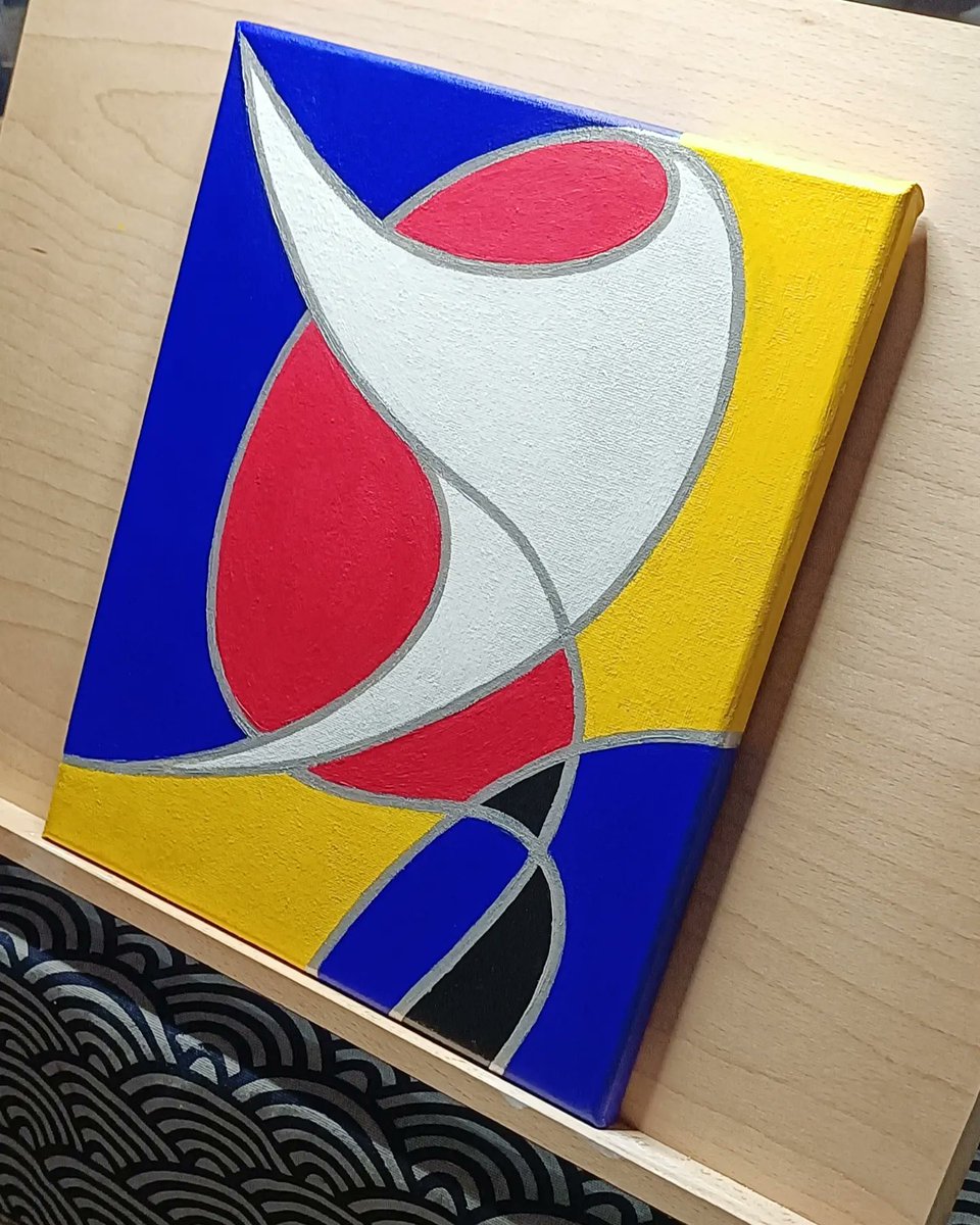 Vibrant_25's tweet photo. My new original painting 
- 'FREE'
Acrylics on canvas, 25cm×30cm

March 1st, 2023 https://t.co/PqRECYFCGY