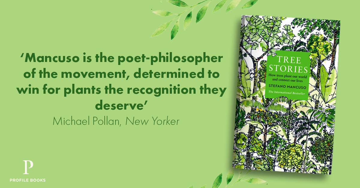 ProfileBooks's tweet image. Happy publication day to #TreeStories by #StefanoMancuso, pioneering botanist and author of #TheNationOfPlants! 

Grab a copy here: bit.ly/OrderTreeStori…