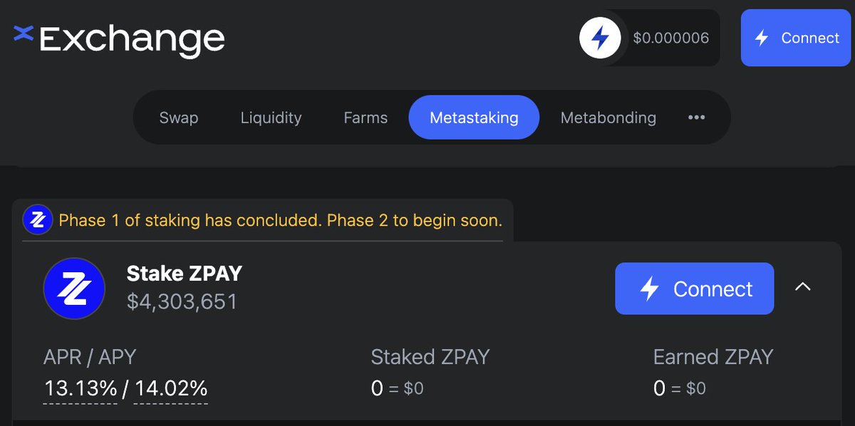 Anotherapp_io's tweet photo. ๐ It's official! The #Metastaking program is here to stay
Get ready to welcome Phase 2 of the @xExchangeApp Metastaking Program
The new phase will continue for another year. More details including APR and start date to be released soon
๐https://t.co/dMSMOLRjAM
$ZPAY $EGLD https://t.co/vYYXciL0Gs
