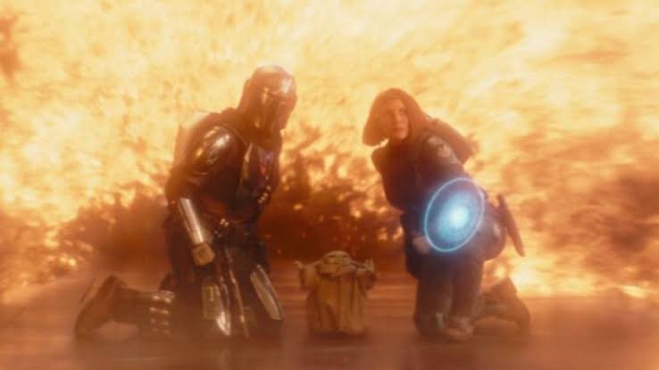 Hivossi's tweet photo. Mandalorain Spoilers!….

This is a Funko pop moment if I’ve ever saw one #Mandalorian #Funko #Grogu @OriginalFunko https://t.co/TnZKSIJpIk
