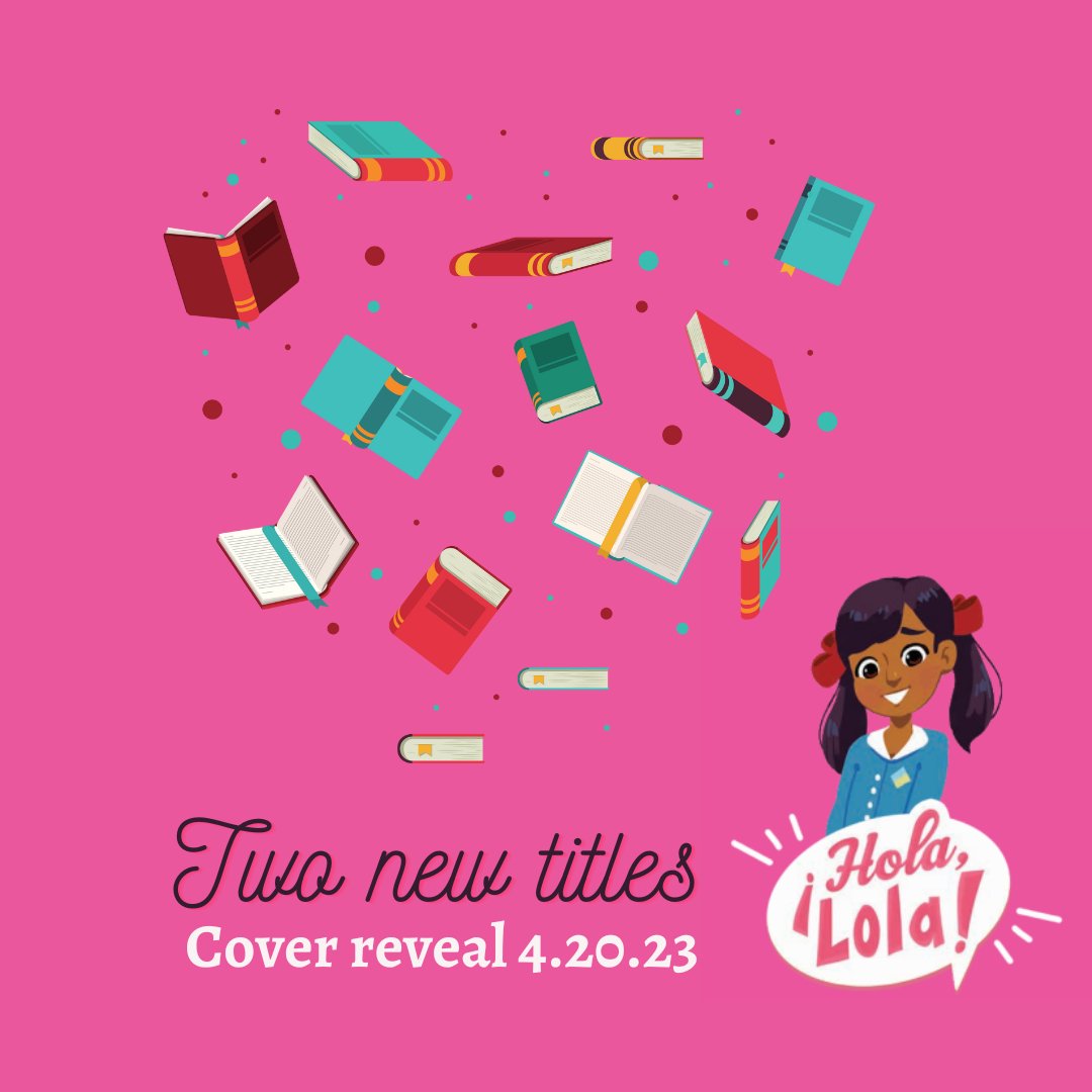 KekaNovales's tweet photo. Can't wait to share the new covers of the next two titles in the series! @CapstonePub  
Cover reveal tomorrow!
#holalola #bookseries #coverreveal #authornews #kidlit #newtitles #bookseries #earlyreader https://t.co/oFa3mn5KH8