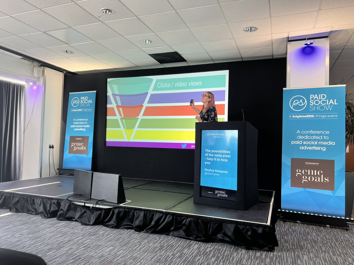 Rebecca Holloway (@beccasocial) on Twitter photo In awe of <a href="/kkdempsey/">Kayley Dempsey</a>’s talk right now on the #PaidSocialShow stage
So many good ideas - especially for mid funnel campaigns and how to get round a lack of data!
Ps I loved your elephant slide 🐘
#BrightonSEO In awe of <a href="/kkdempsey/">Kayley Dempsey</a>’s talk right now on the #PaidSocialShow stage
So many good ideas - especially for mid funnel campaigns and how to get round a lack of data!
Ps I loved your elephant slide 🐘
#BrightonSEO
