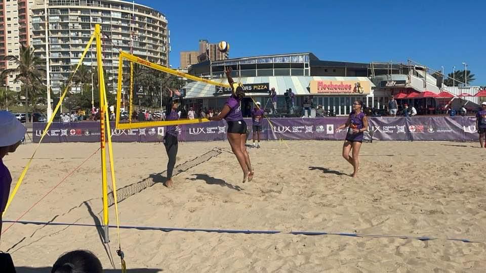 gsport4girls's tweet photo. Volleyball star Natasha Webber hails the involvement of @LUX_SA in the country’s first women’s only Beach Volleyball tournament in Durban last weekend under the banner of #ChangeTheAngle
#PaidPartnership #GoGirls
Read here:
https://t.co/mLhoRp4NOH https://t.co/bdt9YOjw2b