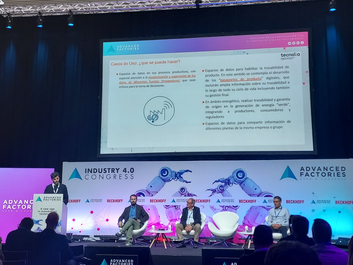 tecnalia's tweet image. Nuestro compañero Rubén Otero comparte en #AF2023 los retos y el futuro del #EspacioDeDatos mediante casos de uso en la #Industria.
@Ibermaticaindus 
@AyesaNews  
@SchneiderES  

📍 @AdvanFactories
⏳ 18 - 20 #Abril
tecnalia.com/agenda/advance…