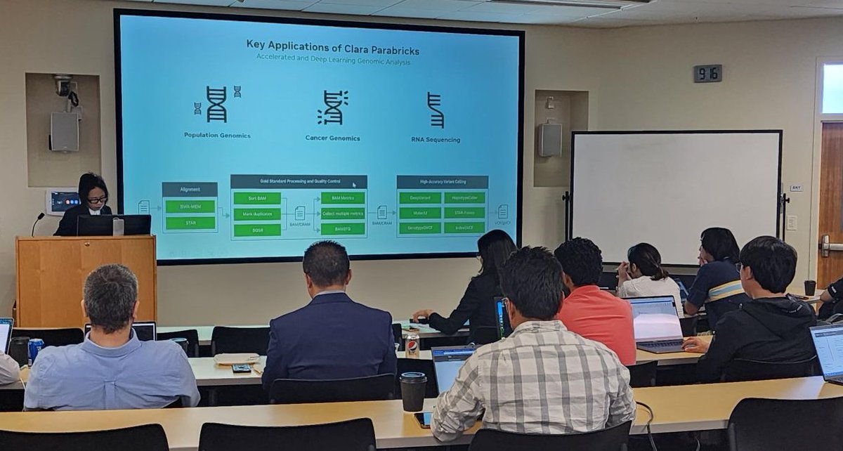 UF_IC3's tweet photo. Along with the #AI4Health bootcamp for #AI beginners, an advanced workshop for #AI instructors is being taught by @NVIDIAAI, @UFMedicine, and @CHoRUS4AI. This workshop trains instructors to teach their own #AI bootcamps for beginners across the country! https://t.co/eNaNhXlLqp