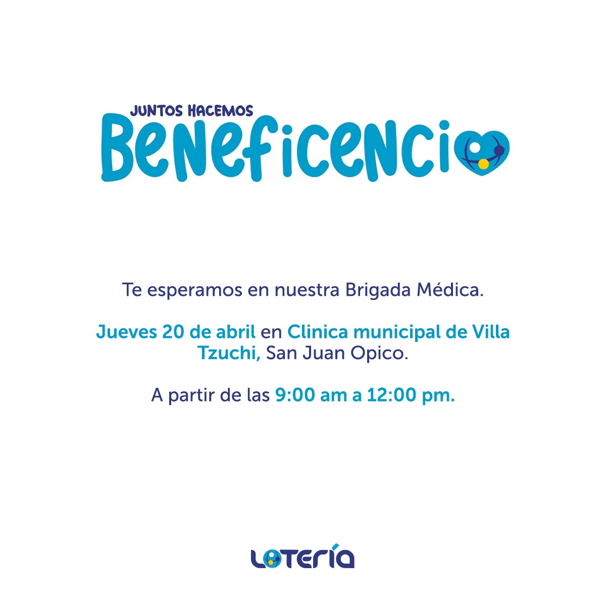 loteriasv's tweet photo. ¡Cada jugada importa🤝! Para nosotros tu salud es de gran importancia y por eso queremos invitarte a que nos acompañes en nuestra brigada médica 💊🫵🏽. Recuerda, tu consulta es totalmente gratis, gracias a la comercialización de nuestros productos #LOTRA #LOTIN y #DALE 🇸🇻🤍. https://t.co/aNk3u1HWsf
