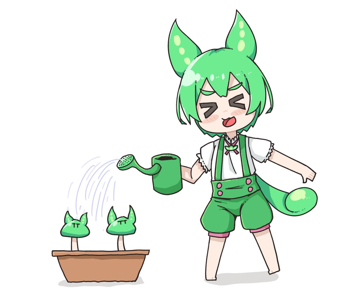 「立派な枝豆になるのだ 」|毛玉猫🍄＠Skeb募集中のイラスト