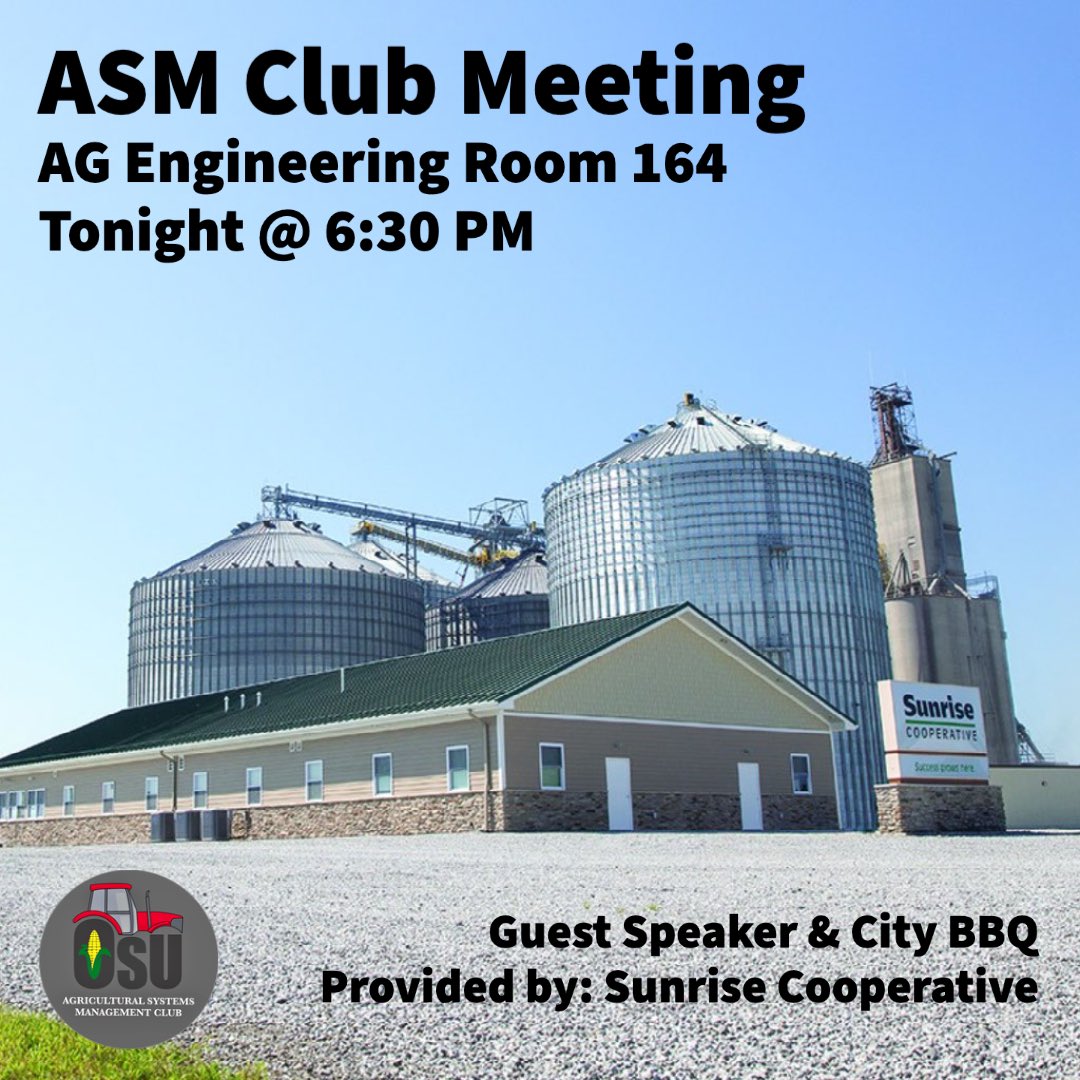 We hope to see you join us tonight to hear from <a href="/SunriseCoopOH/">Sunrise Cooperative</a> They are bringing down three VP’s, so bring the questions! Thanks to Sunrise for providing City BBQ for dinner!