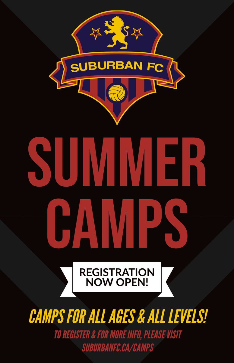 SuburbanFC's tweet photo. Registration for our 2023 Summer Camps is now open! 

Visit https://t.co/Tkyy2FERgF to register &amp; for more info https://t.co/A94CeqxT9u