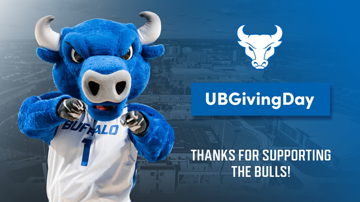 Today, starting at noon is #UBGivingDay and you are a part of our story! Help write the next chapter for our students by making a gift at ubgivingday.buffalo.edu/giving-day/740… #UBuffalo #UBVB