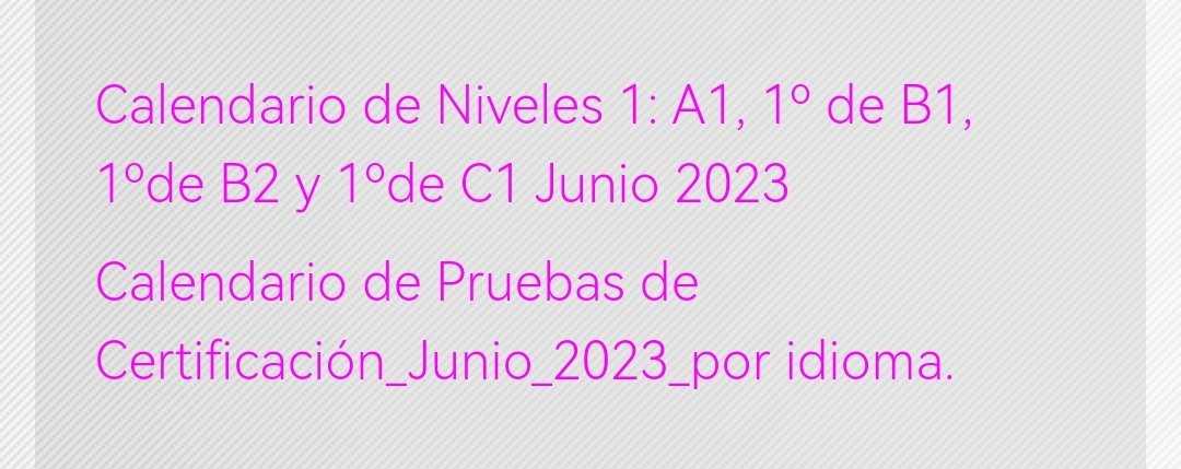 Publicados en nuestra web los calendarios de los exámenes escritos de niveles 1 y certificación.