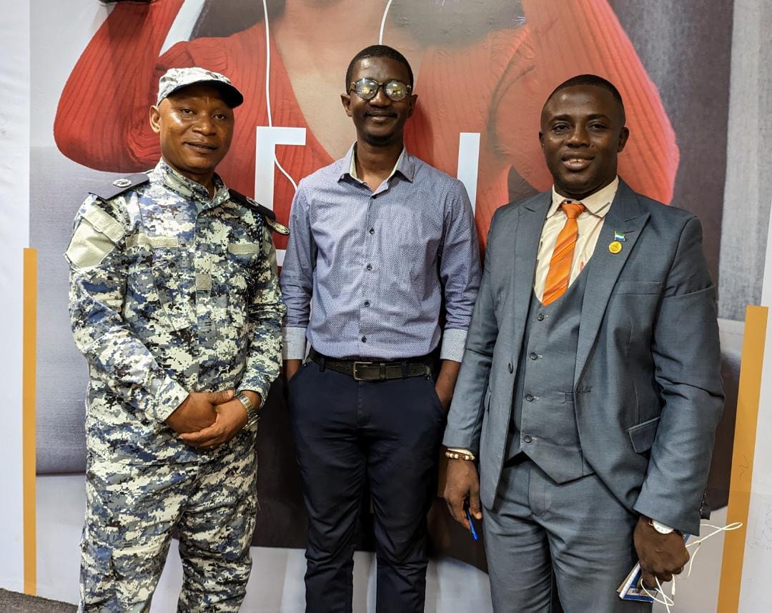 Flanked by ONS and Sierra Leone Police. We had a good conversation about Hate Speech and the pending security threats it poses.
<a href="/epicradio993fm/">Epic Radio 99.3fm</a>
#SaloneTwitter 
#salone