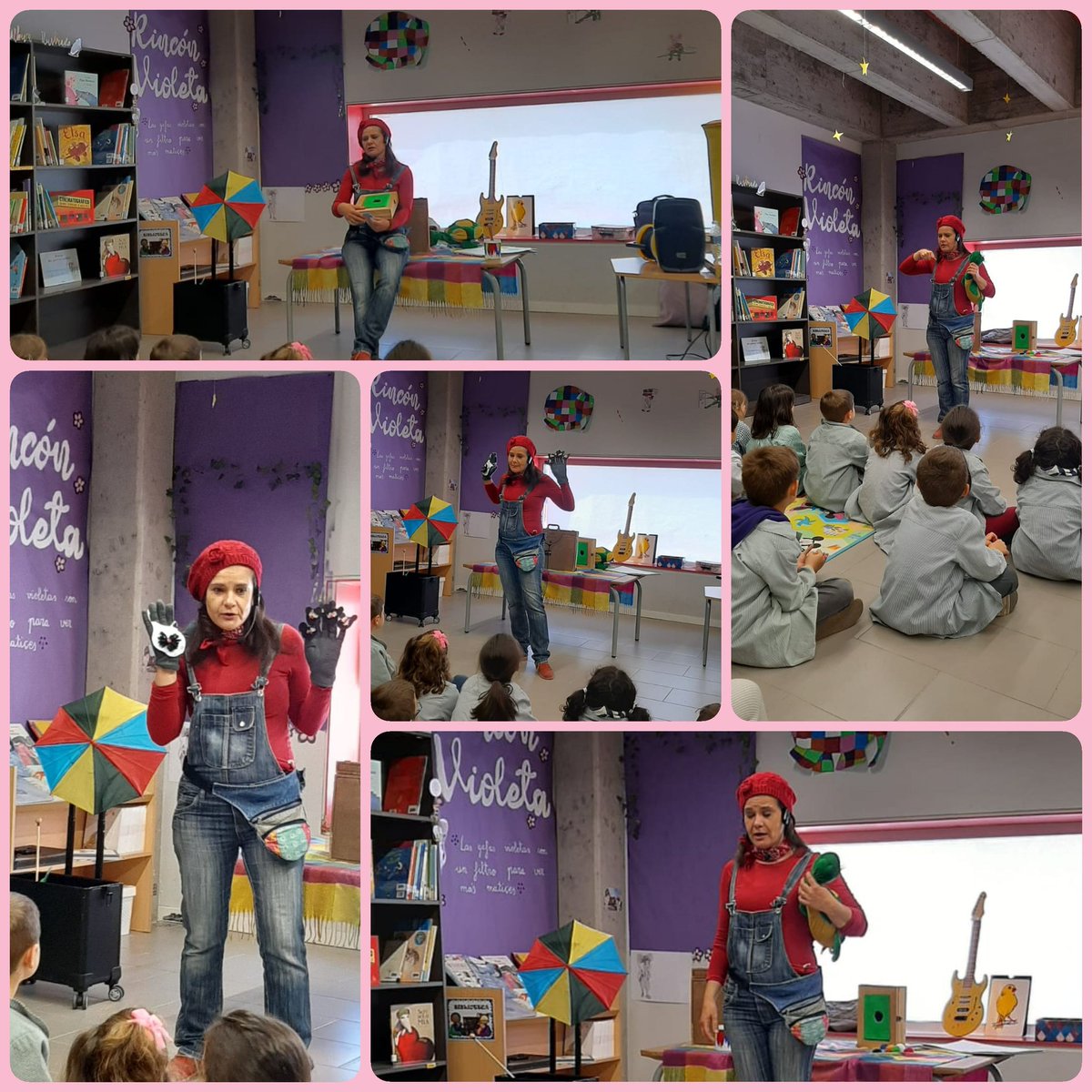 CeipElPeral's tweet photo. Comenzamos a celebrar el día del libro en el cole. Hoy nos ha visitado Tina, de la ciudad de los cuentos, para embelesar al alumnado de infantil con sus historias. #creandolectores @Hoy_Libro @cfievalladolid @ampaelperal @reino_mur @educacyl https://t.co/fISmKGUGHe