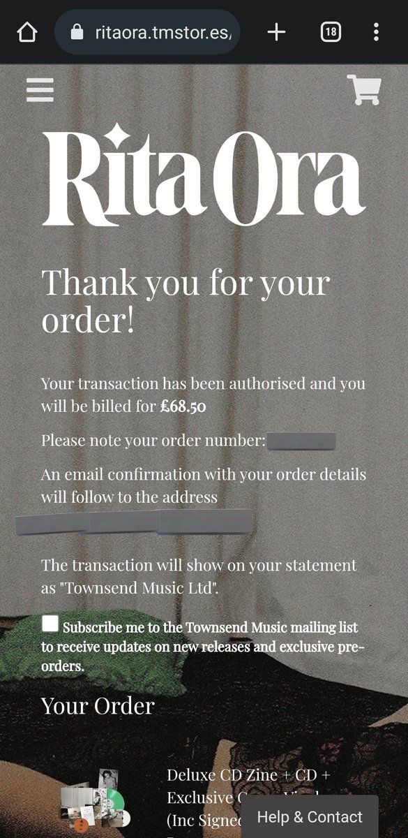 maxxrolo's tweet photo. @RitaOra PRE-ORDERED MINE! bring on July 14th! #RO3 #RitaOra #youandi 🤩🚨 https://t.co/trn4n9lCgg