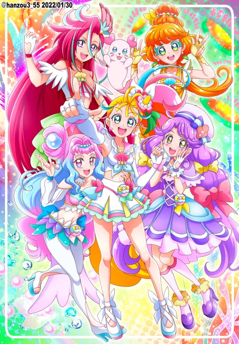お気に入りのプリキュア絵からピックアップ#再掲したらフォロワーが増えるらしい 