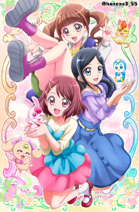 お気に入りのプリキュア絵からピックアップ#再掲したらフォロワーが増えるらしい 
