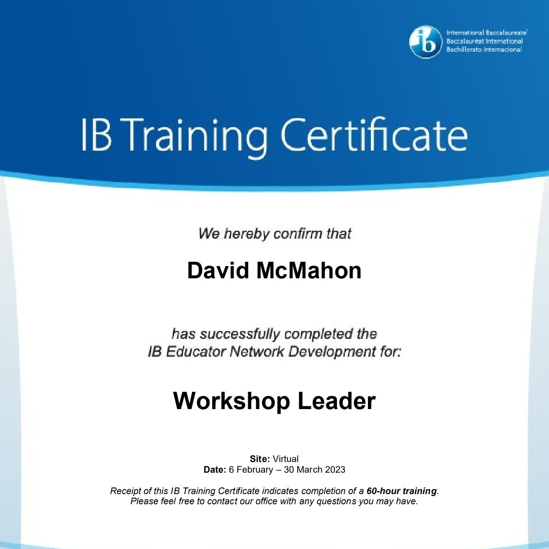 In other news... 

<a href="/iborganization/">International Baccalaureate</a> #IBEN #IB