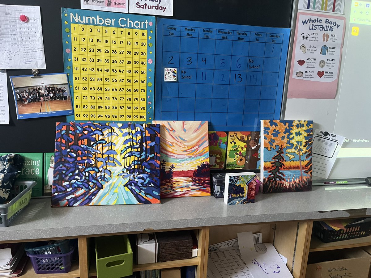 ms_epton's tweet photo. On Friday we had Ms. Nabuurs’ Dad make a virtual guest visit. He showed the student’s what it is like to be a professional artist! https://t.co/wHgbajVV1c