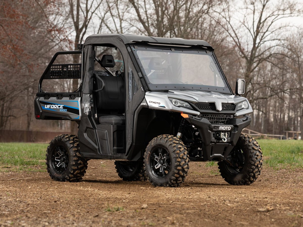 superatvtweet's tweet photo. Get the extra ground clearance you need with #SuperATV’s #CFMOTO #UForce1000 2” Lift Kit. It provides a true 2” of additional clearance. You’ll be dominating the rocks and logs you used to avoid in no time. 😎👍 #LetsRide
#satv #satvnation #happycustomer #freeshipping #liftkit https://t.co/F57NShTY4g