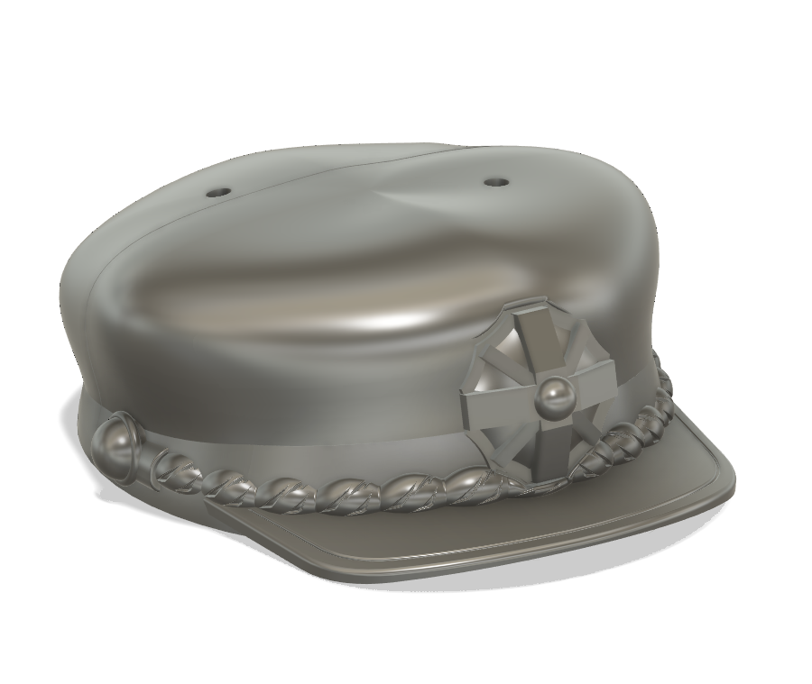006_code's tweet photo. Some Pictures of the 3D model of Hanako's Hat and how it was assembled. Battery goes in the bottom and all the wiring was hidden by having the hat it two parts. https://t.co/DPVkMeI8jM