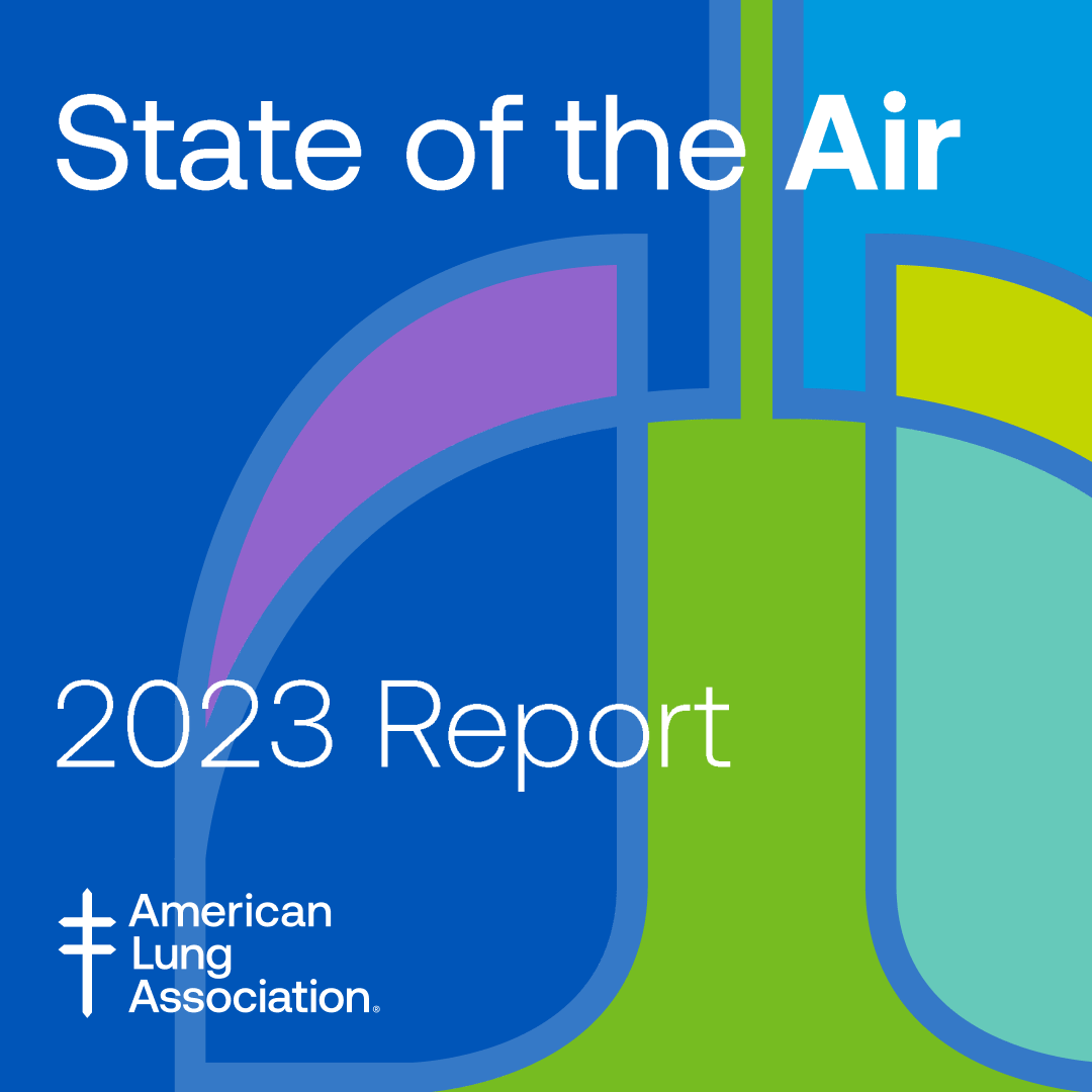 Today, we launch our #StateOfTheAir report, which grades Americans' exposure to unhealthy levels of ozone and particle pollution. Despite some improvements, too many people still live in areas with unhealthy air quality. Learn more and take action: Lung.org/SOTA.