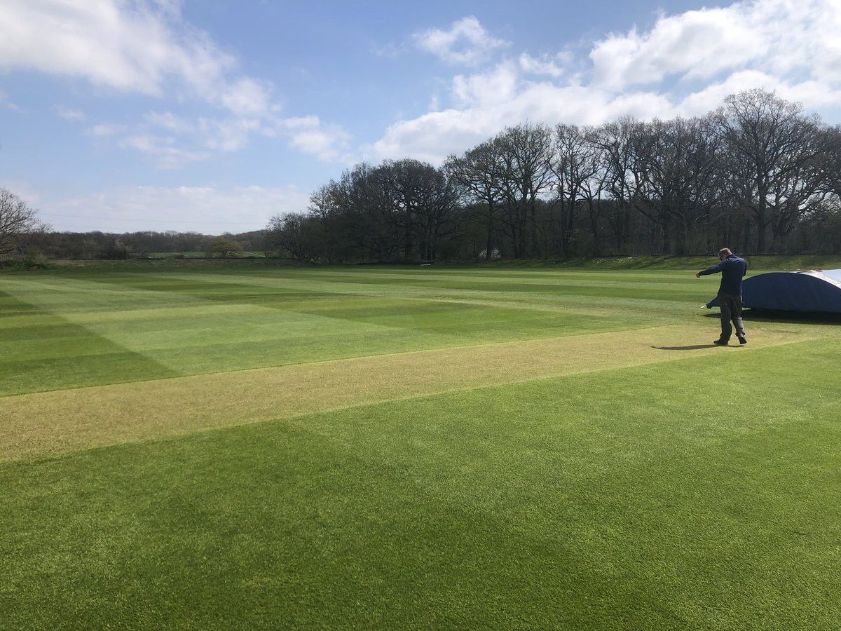 Brief visit to see how <a href="/turfcareblog/">TurfCareBlog</a> is doing after a hard pre season. He won’t agree but it looks a picture!! Well done 👏🏼