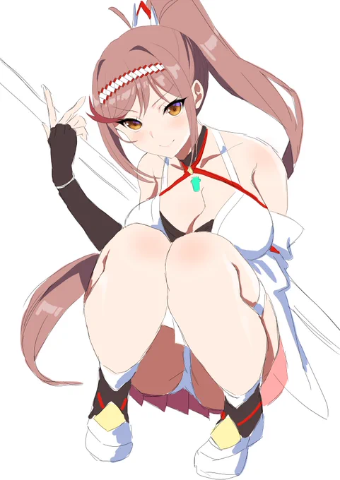 カギロイ心を落ち着けるために衝動描!後でちゃんと清書します～#ゼノブレイド3 