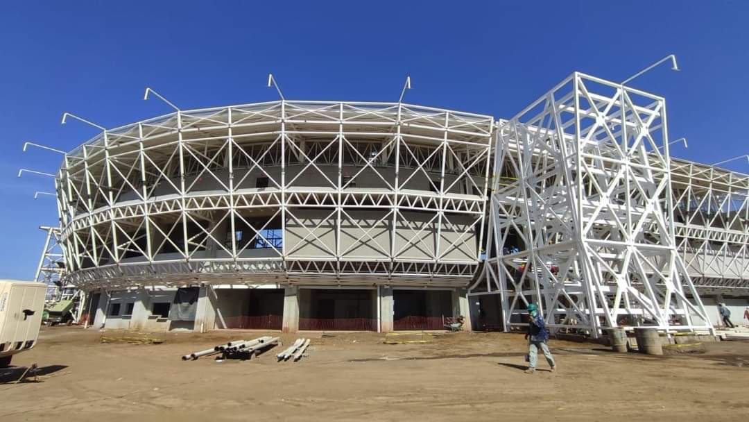 noelia_arauz's tweet photo. "Es el comienzo de una nueva era
Es el principio de una nueva historia
La vieja historia se acabó, ya no puede volver
Esta, ya es otra historia"

▶️Avanza la construcción del estadio Roberto Clemente en Masaya 

#UnidosEnVictorias 
#LaPazNuestraVictoria https://t.co/g2kmOFE7bj