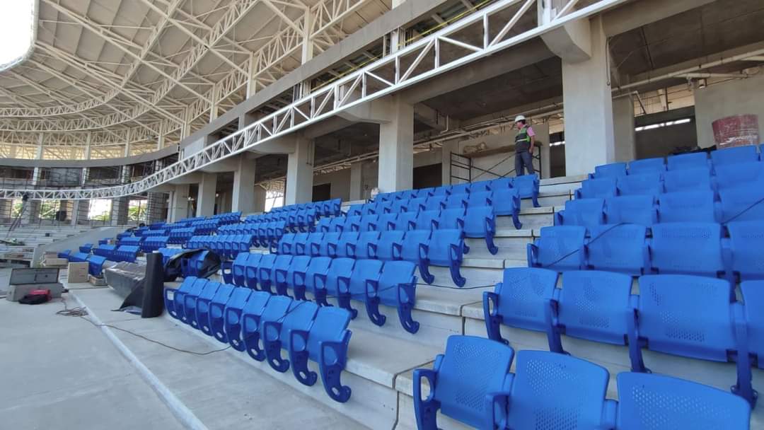 noelia_arauz's tweet photo. "Es el comienzo de una nueva era
Es el principio de una nueva historia
La vieja historia se acabó, ya no puede volver
Esta, ya es otra historia"

▶️Avanza la construcción del estadio Roberto Clemente en Masaya 

#UnidosEnVictorias 
#LaPazNuestraVictoria https://t.co/g2kmOFE7bj