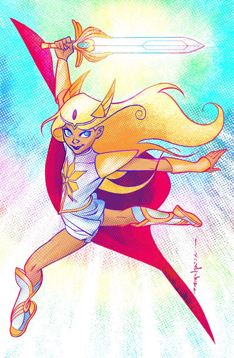 Treating myself to a lunchtime @ColorJams and going mad with the halftones :-D Art by Brian Stelfreeze, colours by me