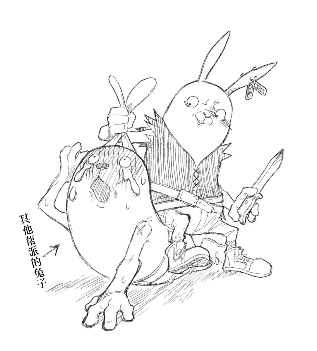Usavich #ウサビッチ 兄弟的性格差异最喜欢了