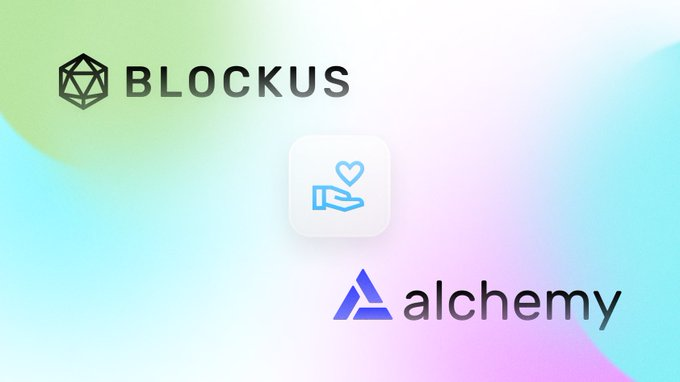SolanaUnivers's tweet photo. 💥@HelloBlockus has announced that it has selected
@AlchemyPlatform as its service provider for Account Abstraction on EVM chains
💥#AlchemyPlatform provides #web3 developers with a powerful set of APIs to build and scale their #dApps with ease.
🔽INFO
https://t.co/DMdjMDyOMg https://t.co/3CBGsDECrE