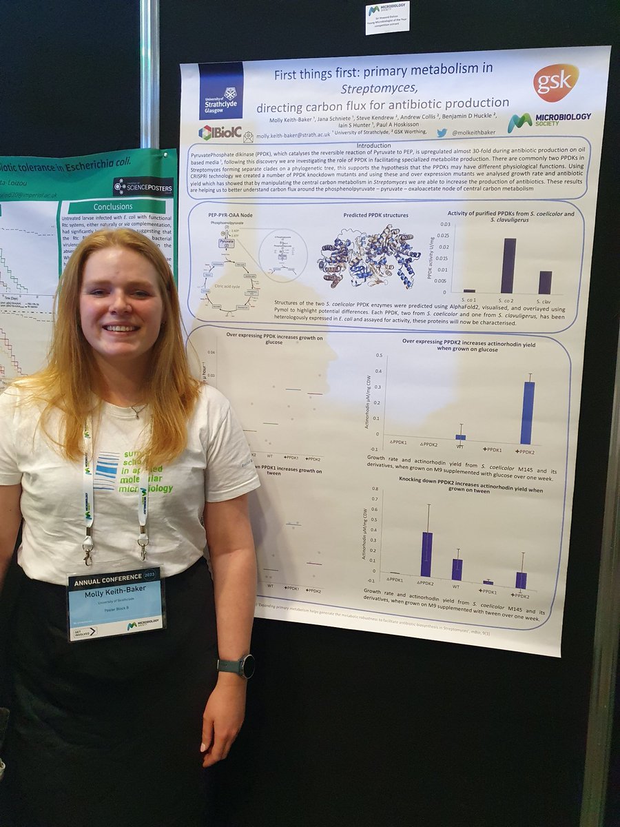 emyaddington's tweet photo. @molkeithbaker is presenting her poster today! P480 #microsoc @MicrobioSoc https://t.co/pu5mQo85DE