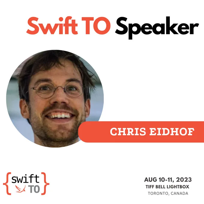 Image from Swift TO Conf - Aug 10/11 2023 (@swiftconfto)