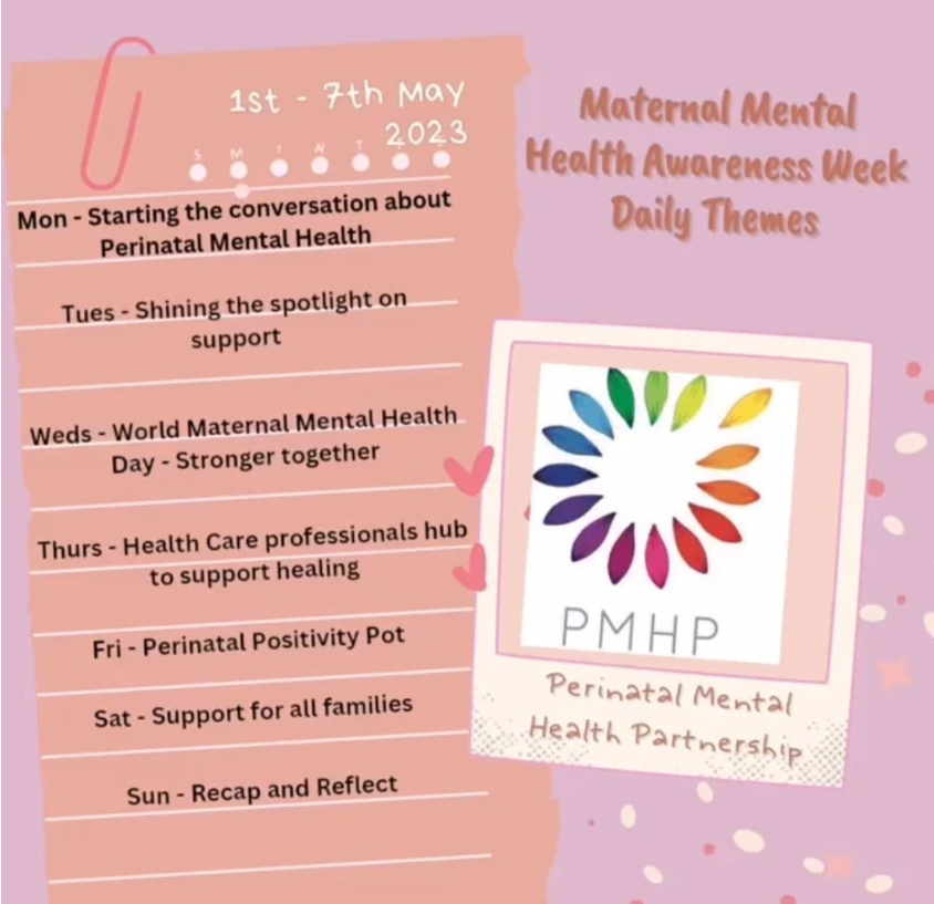 PMHN_Scot's tweet photo. Todays theme in Maternal Mental Health Awareness Week is ‘Stronger Together’
You can find out more here -https://t.co/pL4D8DGY7I 

#togetherinachangingworld  #maternalmhmatters
#mmhaw
#mmhaw23
@PMHPUK https://t.co/gKDFVlDGla