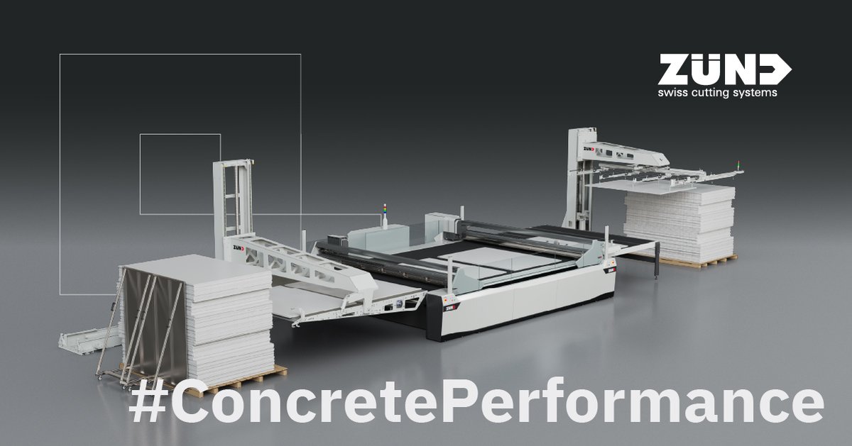 ZundCutter's tweet photo. 🚀 #ConcretePerformace 🚀 Zünd presents Q-Line with BHS180
Zünd, the leading manufacturer of digital cutting technology, is expanding its machine portfolio with a powerful system solution. 
More details 👉 https://t.co/bap54irsva
#zundcutter #ConcretePerformance https://t.co/MHhJUeOlS2