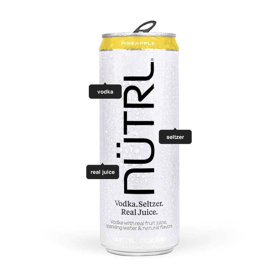 Simple is better. Nothing more. Nothing less. <a href="/nutrl_usa/">NÜTRL Vodka Seltzer</a> 🍍 #nutrl #theonewiththeumlaut #vodkaseltzer #hardseltzer #realjuice