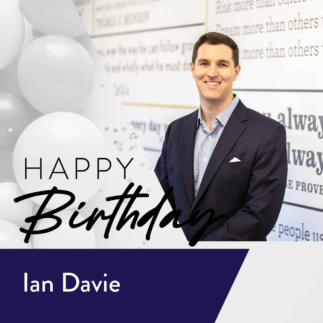 Help us wish Ian a very happy birthday! We appreciate your hard work and cannot wait to spend another year with you.