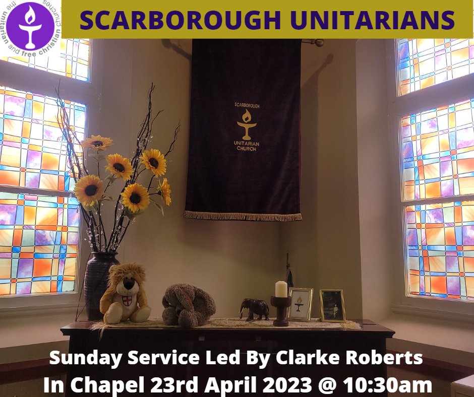 At #ScarboroughUnitarianChurch it is the turn of Clarke Roberts to lead proceedings #theunitarians #unitarianism #welcomingcongregation #unitarians #unitarianchurch