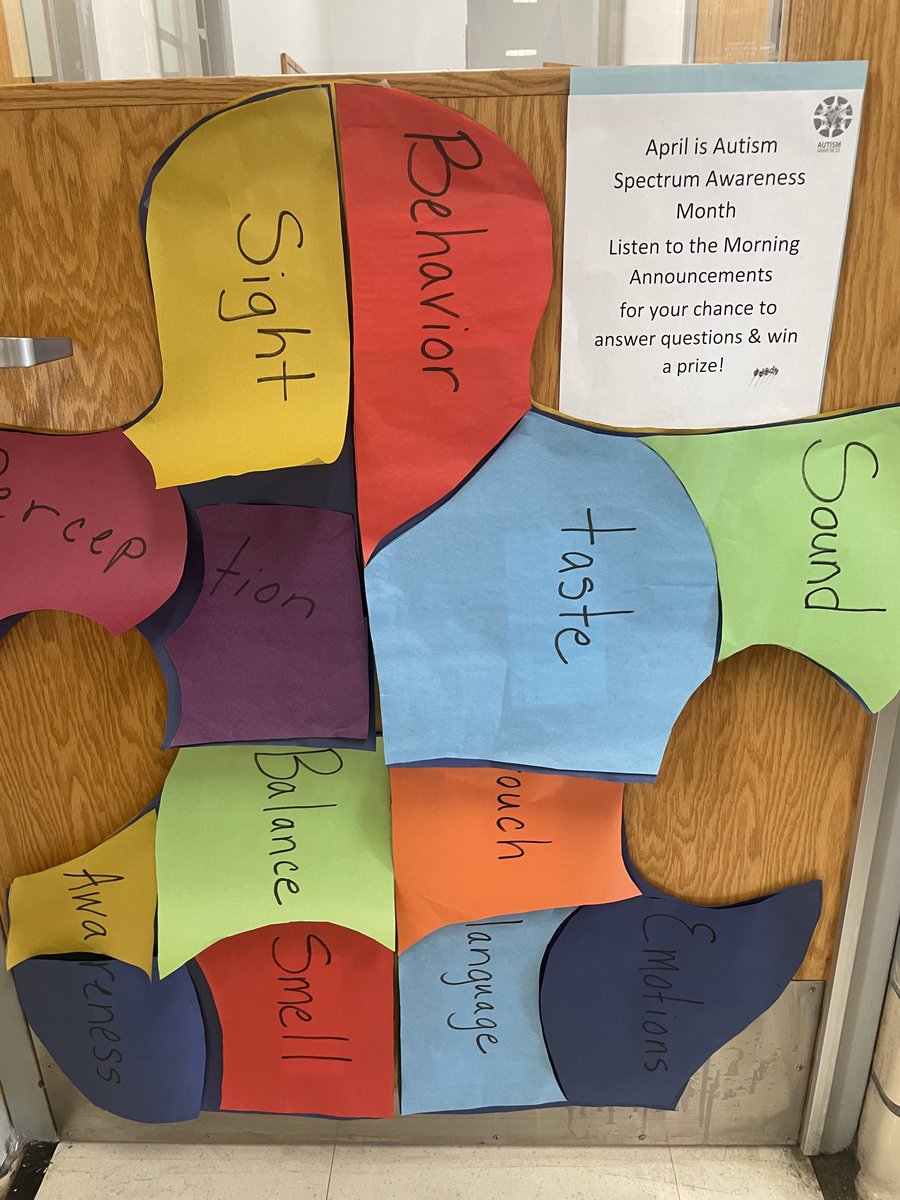 April is Autism Awareness CST spreading the word!#tfspantherpride