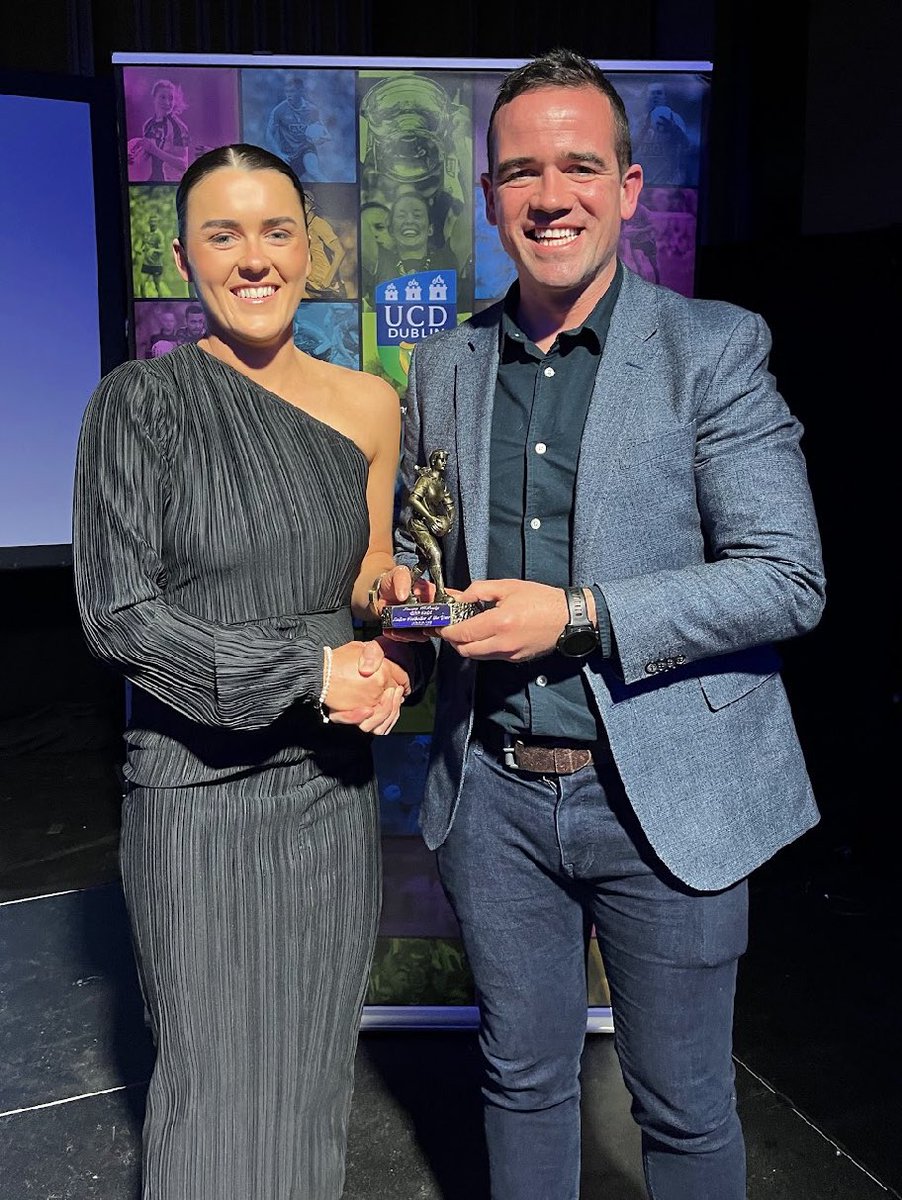 Congratulations to our Senior Ladies Footballers of the Year, Lauren McVeety. Lauren had a fantastic year for the UCD O’Connor Cup team at centre forward. Lauren is also a big part of the Cavan senior ladies football team for 2023 #ucdgaa
