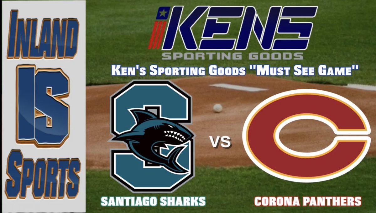 ⚾️ After splitting the first two games of the series, 1st place Corona vs 2nd place Santiago meet for the 3rd time on Thu. in the Big VIII.
🚨 It’s the Ken’s Sporting Goods “Must See Game” this week.
♠️ The aces are slated to start: Lewis (Santiago) vs Schiefelbein (Corona).