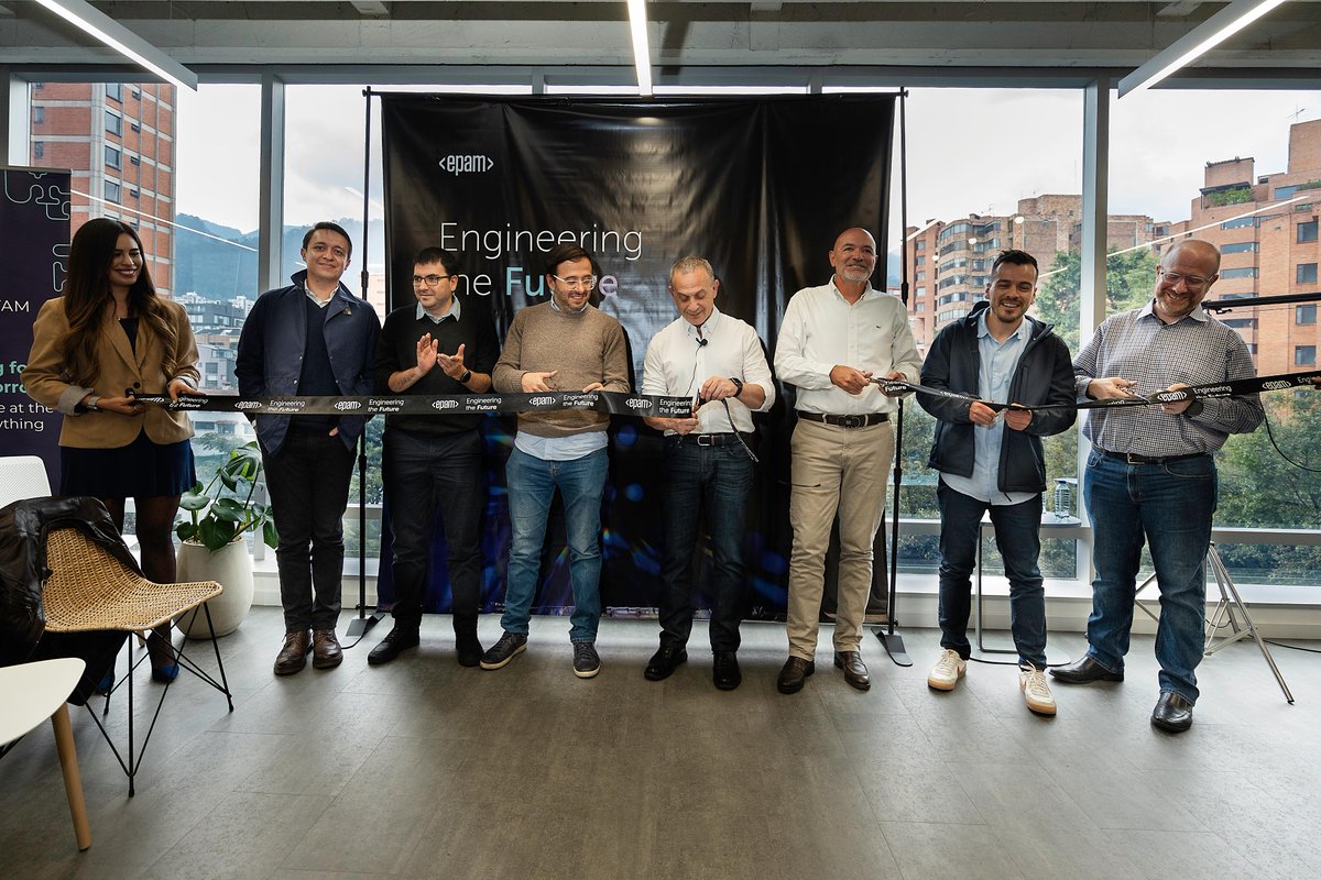 EPAMSystems's tweet photo. We are thrilled to announce the opening of our new office in #Bogota! This milestone represents the opportunity to strengthen our expansion in #LatinAmerica and allows us to continue helping our global clients transform their technology capabilities. #EPAMColombia https://t.co/4J2j0dcZNE