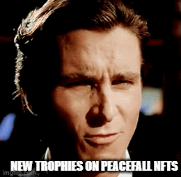 peacefallxyz's tweet photo. Trophy Flex
#Peacefall #NFT #Web3Games #CryptoTwitter https://t.co/Ly98ZkD17E