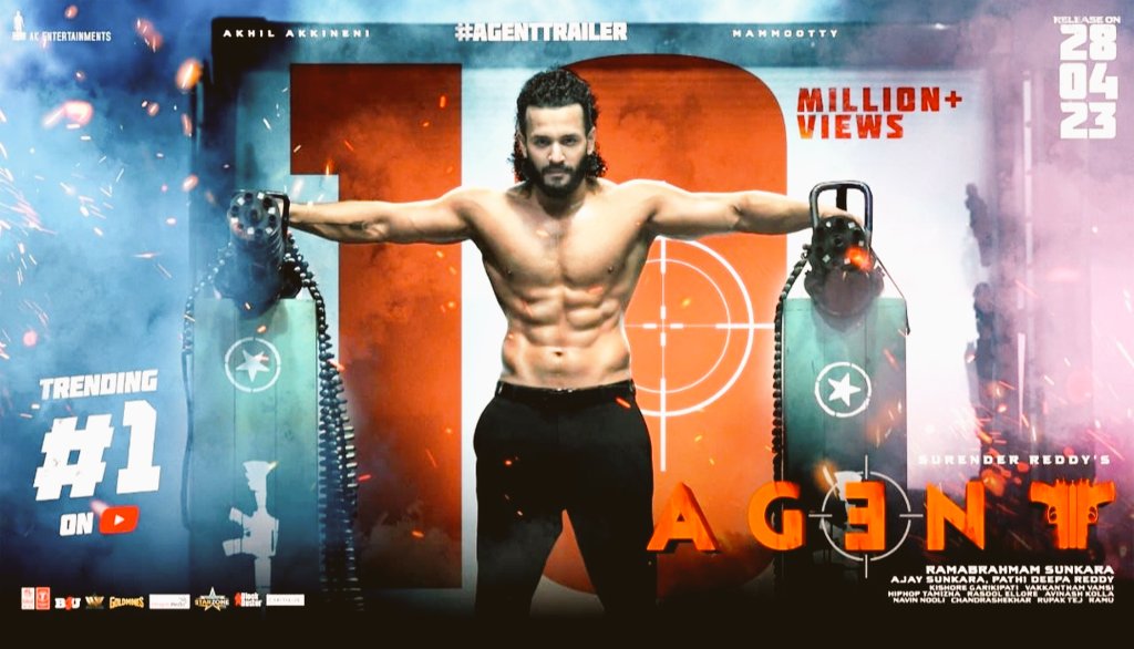 UaReports689gm1's tweet photo. Trending1 in YT
Massive 10mln views 
#AgentTrailer
#AGENT
#AgentOnApr28th https://t.co/XMYOp2uzfV