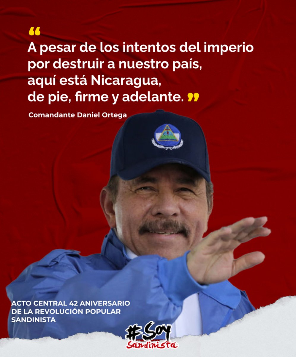 CCTipitapaR's tweet photo. Porque como dijo el Comandante Tomás Borge Martinez, No habrá fuerza humana que pueda vencer la Revolución Sandinista y con el liderazgo del Comandante Daniel Ortega avanzaremos hacia nuevas victorias #LaPazNuestraVictoria #ManaguaSandinista #18Abril https://t.co/bLAcujw3BP