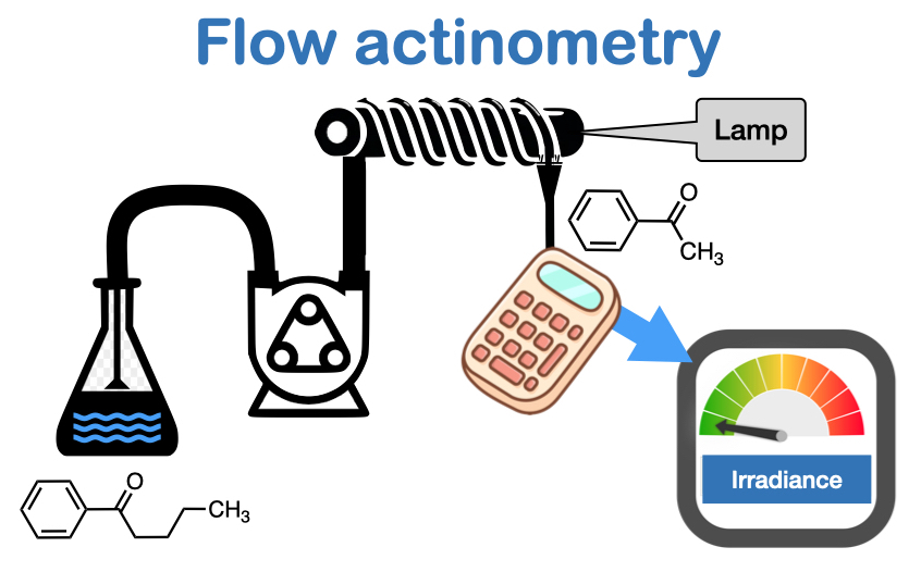 ScaianoGroup's tweet photo. Flow photochemistry has suffered from a big problem, that is, the main reagent LIGHT was not measured quantitatively.  Finally Mahzad's paper reports a flow actinometer that allows irradiance to be measured "in-flow", making light a measurable reagent.
https://t.co/OmXI8yohy2 https://t.co/Hg1QhILOsq