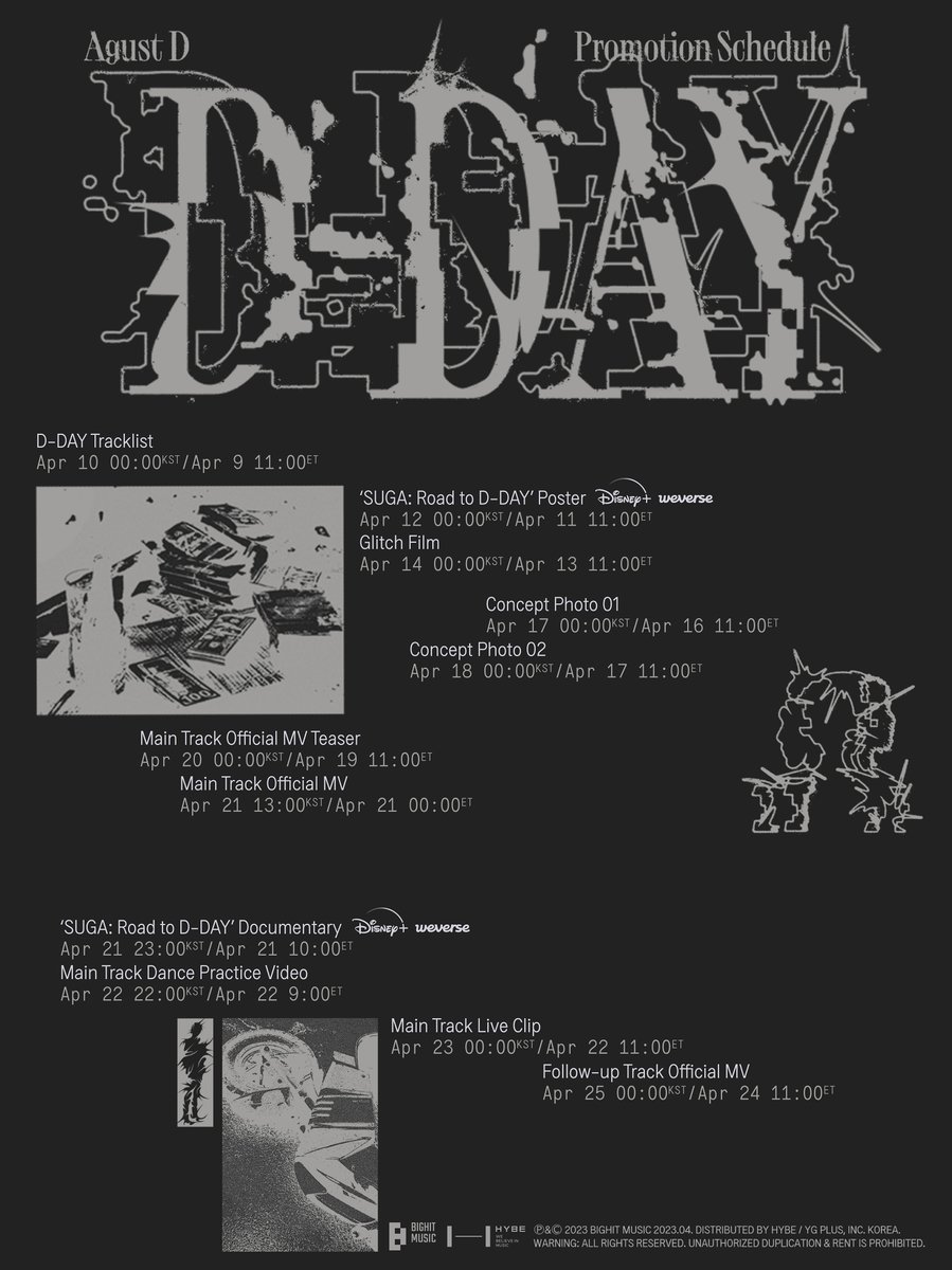 dSUGA_1993's tweet photo. Main Track Official MV Teaser for 'Haeguem', the title track on Agust D's "D-DAY" will be revealed in an hour at 12AM KST!

HAEGEUM TEASER IS ALMOST HERE 
HAEGEUM BY AGUST D TEASER 
#Haegeum 
#DDAYLOCKDOWN https://t.co/mDvCSs8Z44