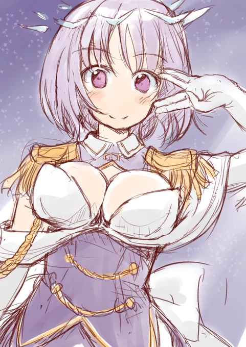 らくがき新条アカネ ニューオーダー#グリッドマンユニバース #GRIDMAN_UNIVERSE 